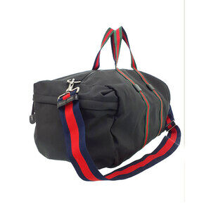Gucci Cat Canvas Duffle Head Techno Bag